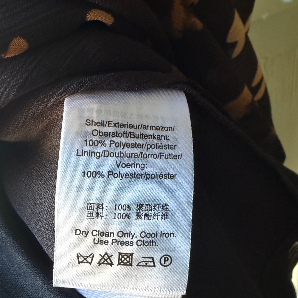 DKNY Black and Brown Maxi Dress - Picture 3 of 9